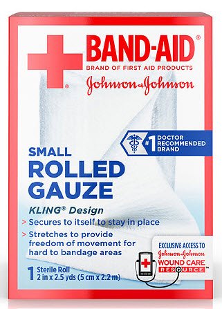 Band-Aid® Sterile Conforming Bandage, 2 Inch X 2-1/2 Yard, Sold As 1/Each J 38137116137