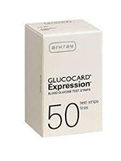 Test Strip, Glucocard Expression (50/Bx), Sold As 50/Box Arkay 08317570050