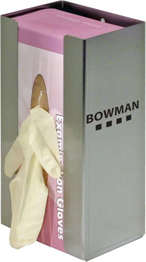 Bowman Stainless Steel Glove Dispenser. Glove Dispenser W/Springstainless Steel, Each