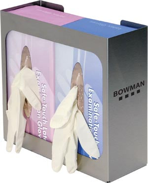 Bowman Double Glove Dispensers. Glove Dispenser Doublestainless Steel, Each