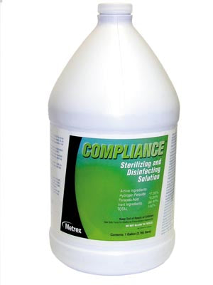 Metrex Compliance Sterilizing & Disinfection Solution. Compliance Strlizng Disnfectngsolution Gal 4/Cs, Case