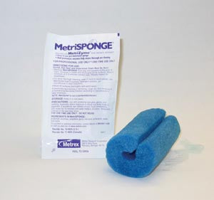 Metrex Metrisponge® Dual Enzymatic Detergent. Metrisponge 25/Bx 4Bx/Cs, Case
