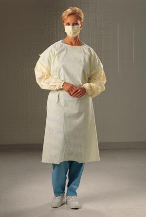 Halyard Control™ Cover Gown. Cover Gown, Yellow, X-Large, 100/Cs (Us Only). Gown Cover Control Yel Xl100/Cs, Case
