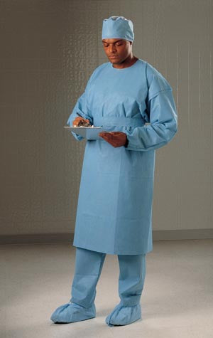 Halyard Control™ Cover Gown. Cover Gown, Blue, X-Large, 100/Cs (Us Only). Gown Cover Control Blu Xl100/Cs, Case