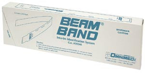 Omnimed Beam® Band. Beam® Id Band, Dispenser Box, 250/Bx. , Box