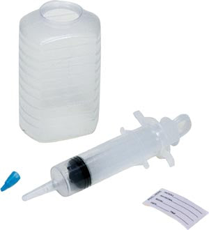 Amsino Amsure® Enteral Feeding/Irrigation Kits & Trays. Piston Irrigation Kit Lfdust Cover 30/Cs, Case