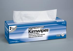 Kimberly-Clark Delicate Task Wipes. Wiper Delicate Task Wht 12X123Ply 100/Pk 15Pk/Cs, Case
