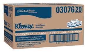 Kimberly-Clark Facial Tissue. Facial Tissue, White, 125/Pk, 12 Pk/Cs (60 Cs/Plt) (Products Cannot Be Sold On Amazon.Com Or Any Other 3Rd Party Site) (