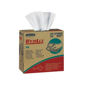 Kimberly-Clark Wypall® Wipers. Wypall Hydroknit™ Wipers, 9.1" X 16.8", 4-Ply, White, 126/Bx, 10 Bx/Cs (24 Cs/Plt) (Products Cannot Be Sold On Amazon.C