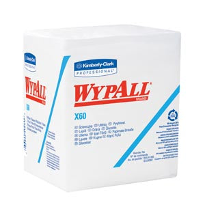 Kimberly-Clark Wypall® Wipers. Wypall X60 Hydroknit™ Wipers, 12½" X 12", 76/Pk, 12 Pk/Cs (48 Cs/Plt) (Products Cannot Be Sold On Amazon.Com Or Any Oth
