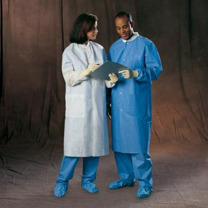 Halyard Basic Plus Lab Coat. Lab Coat, Blue, Medium, 25/Cs (Us Only). Coat Lab Basic Plus Blu Md25/Cs, Case