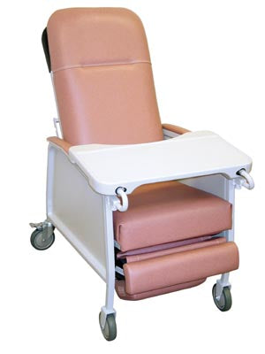 DRIVE MEDICAL 3 POSITION RECLINER, THREE POSITION RECLINER, EXTRA WIDE, ROSEWOOD  , D574EW-R