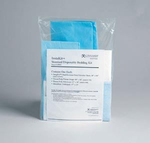 Graham Medical Instakits®. Instakit® Standard Kit Includes: 44547 Snugfit Ems Fitted Stretcher Sheet 30" X 84", 329 Drape Sheet Tissue/ Poly/ Tissue 4