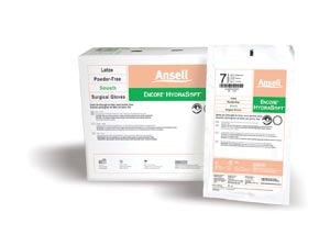 Ansell Encore® Hydrasoft™ Powder-Free Sterile Surgical Gloves. Glove Surgical Pf W/Glycerolst Sz 5.5 50 Pr/Bx 4 Bx/Cs, Case