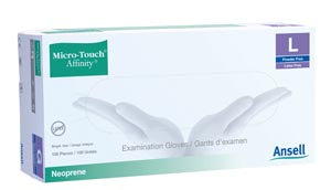 Ansell Micro-Touch® Affinity™ Synthetic Exam Gloves. Glove Exam Synthetic Affinitysm 100/Bx 10Bx/Cs, Case
