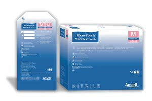 Ansell Micro-Touch® Nitratex® Sterile Exam Gloves. Glove Exam St Lg Pairs50Pr/Bx 4Bx/Cs, Case