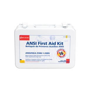 FIRST 75 PERSON OFFICE FIRST AID KIT, 312 PIECES, PLASTIC CASE  1/EACH 60003-001 **SO