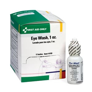 First Aid Only/Acme United Refill Items For Kits. Eyewash Btl Screw Cap 1Oz12/Bx (Drop), Box