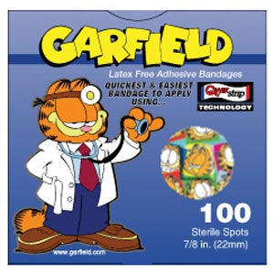 Aso Careband™ Decorated Bandages. Bandage Adh Garfield 7/8 Spot100/Bx 12Bx/Cs, Case