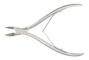 Miltex Nail Nippers. Nail Nipper, 5", Stainless, Concave Jaws, Double Spring. , Each