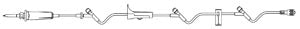 B BRAUN ADDITIV® PRIMARY ADMINISTRATION SETS, ADMIN SET, CHECK VALVE, INJECTION SITES 6", 28" & 90" ABOVE DISTAL END, SLIDE CLAMP, SPIN-LOCK CONNECTOR