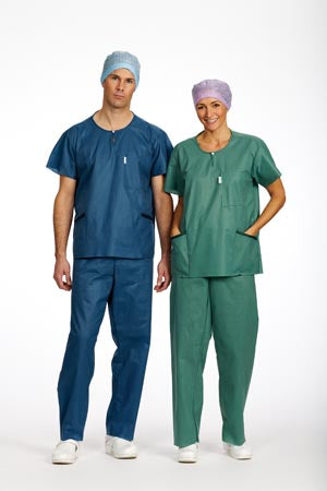 Molnlycke Barrier® Wearing Apparel - Scrub Pants. Pants Drawstring Slate Smgrn 12/Bg 4Bg/Cs, Case