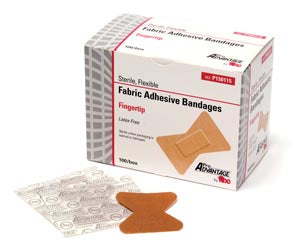 Pro Advantage® Fabric Adhesive Bandage. Pa Bandage Adhsv Fab Fingr Tip1-3/4X2 100/Bx 12Bx/Cs, Case