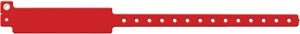 Medical Id Solutions 12" Vinyl Wristband - Write-On. Wristband Vinyl 12 Adultcust Write-On Red 500/Bx, Box