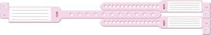 Medical Id Solutions Mother-Baby Wristband Sets. Wristband 3 Prt Mom-Baby Setinsert Cust Pink 100/Bx, Box