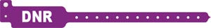 Medical Id Solutions Tri-Laminate Alert Wristbands. Wristband Ped-Ad Tri Laminatepurp 500/Bx, Box