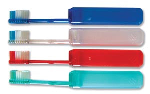Jm Murray Oraline Value Travel Toothbrush. Toothbrush Travel Adult Asstcolors 144/Cs (Drop), Case