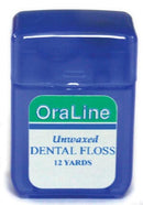 Jm Murray Oraline Dental Floss. Floss Unwaxed Nylon 12Yd144/Cs (30620) (Drop), Case