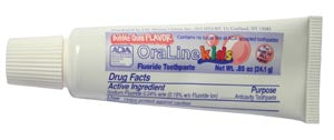 Jm Murray Oraline Ada Toothpaste. Toothpaste Bubble Gum Ada0.85 Oz 144/Cs (Drop), Case