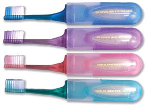 Jm Murray Oraline Premium Travel Toothbrush. Toothbrush Travel Premium Adltasst Colors 144/Cs (Drop), Case