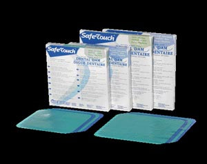 Medicom Dental Dams. Dental Dam, 5" X 5", Medium Gauge, Mint, Green, 52Bx, 6 Bx/Cs (Not Available For Sale Into Canada) **Temporarily Unavailable For 