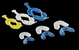 Medicom Denti-Care Disposable Fluoride Gel Trays- Hinged. Tray Fluoride Dual Arch Md50/Bg, Bag