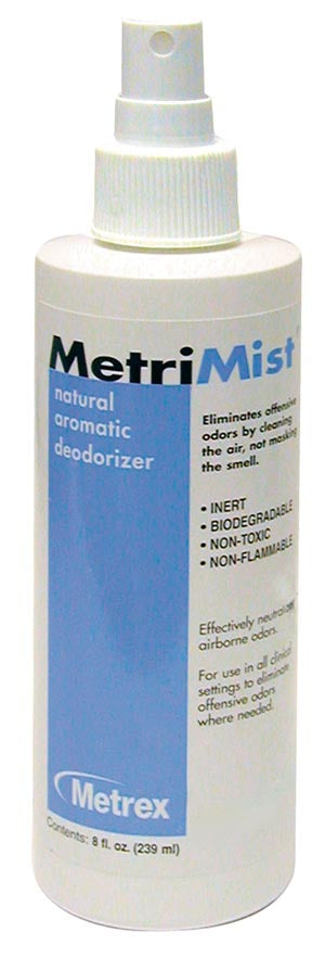 Metrex Metrimist® Deodorizer. Metrimist, 8 Oz Spray, 12/Cs (Us Only) (Item On Manufacturer Backorder - Inventory Limited When Available). Mbo-Metrimis