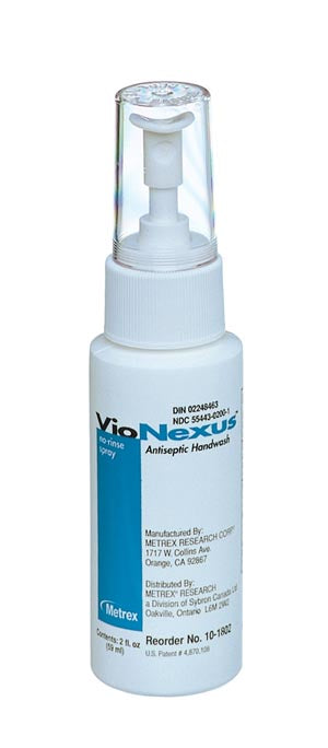 Metrex Vionexus™ No-Rinse Spray Antiseptic Handwash. Un1170 Vionexus Handwash1L 6/Cs Nr, Case