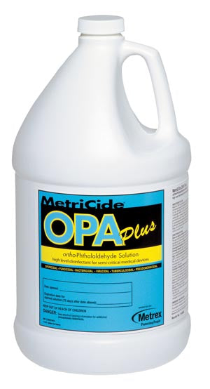 Metrex Metricide® Opa Plus. Opa Solution, One Gallon Container, 4/Cs (36 Cs/Plt) (Must Purchase Test Strips Item 10-602 Separately) (Us Only). Metrici