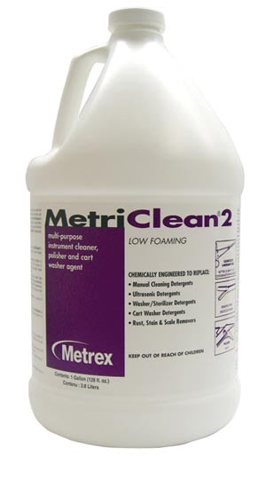Metrex Metriclean® 2 Low Foam Instrument Cleaner & Lubricant. Un1814 Metriclean 2 Gal 4/Cs, Case