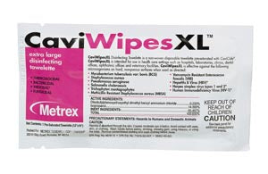 Metrex Caviwipes™ Disinfecting Towelettes. Wipes Caviwipes Xlsingle 50/Bx 6Bx/Cs, Case