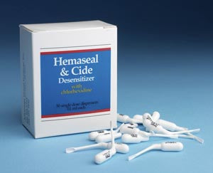 Advantage Hemaseal & Cide Desensitizer. Desensitizer Hemaseal/Cidew/Chlorhexidine 10Ml Btl, Each