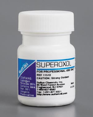 Sultan Superoxol. Superoxol, (Rx), 1 Oz  (Us Only, Excluding In And Nd) (Only Available To Authorized Dental Dealers). Medicament Superoxol 1 Oz(Rx), 