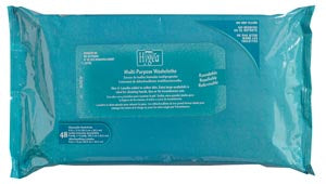 Pdi Hygea® Multipurpose  Washcloths. Washcloth Adult Hygea Softpakdisp 48/Pk 12Pk/Cs, Case