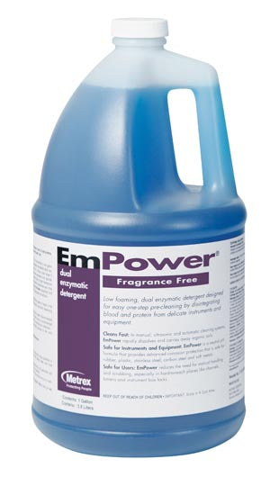 Metrex Empower™ Multi Enzymatic Detergent. Cleaner Fragrance Free Empower4/Cs, Case