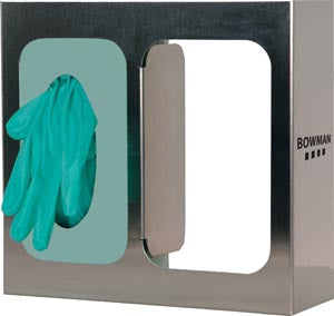 Bowman Double Glove Dispensers. Dispenser Glove Double Boxstainless Steel, Each