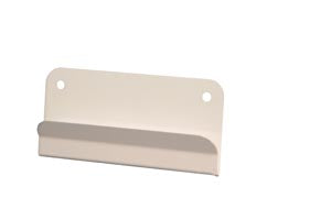 Bowman Accessories. Wall Hanger, Quartz Powder Coated, Screw Holes For Wall Mounting Protection Organizers, 5½"W X 2 5/8"H X 9/16"D (Made In Usa). Han