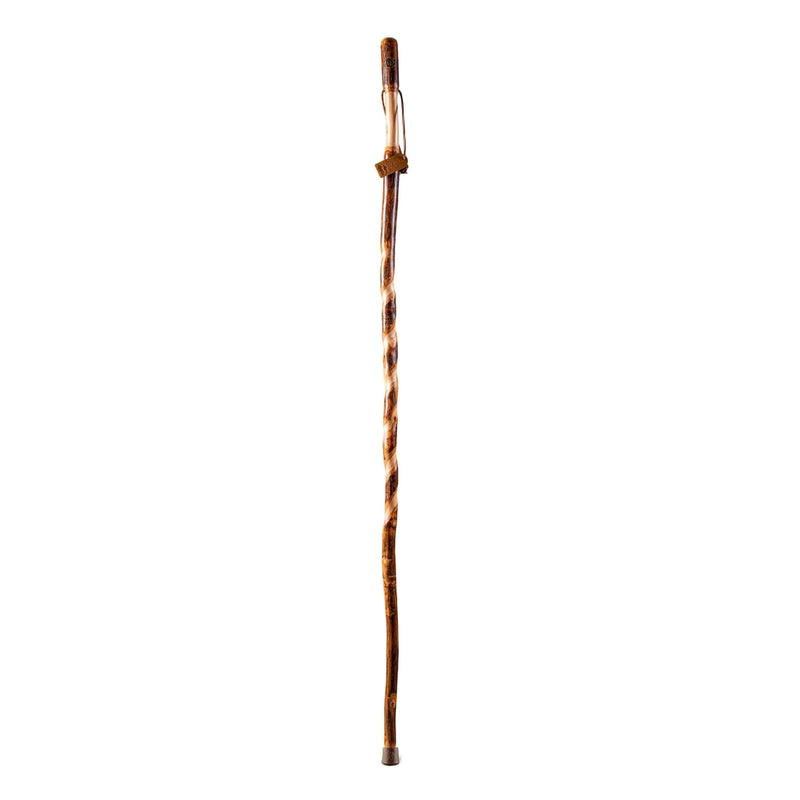 Brazos™ Twisted Hickory Rustic Walking Stick, 55-Inch Height, Sold As 1/Each Mabis 602-3000-1281