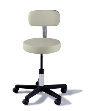 Ritter 271 Stool. Stool, Comp Base, Manual Adjust, Back, Special Colors. , Each