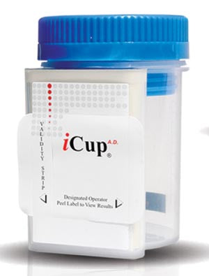 Alere Toxicology Icup® A.D. (All Inclusive Cup). Drug Test 7Drug Coc Thc Mopamp Mamp Bzo Oxy 25/Bx, Box